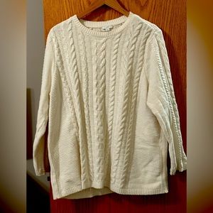 Soft cream colored sweater